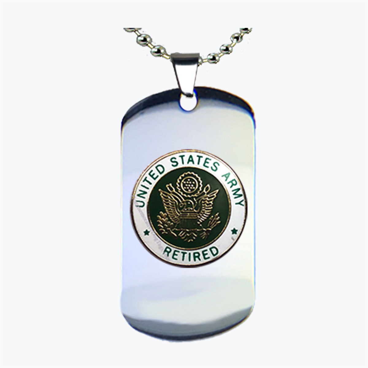 Army Retired Dog Tag