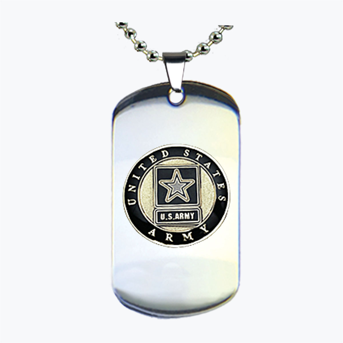Army Star Insignia Dog Tag