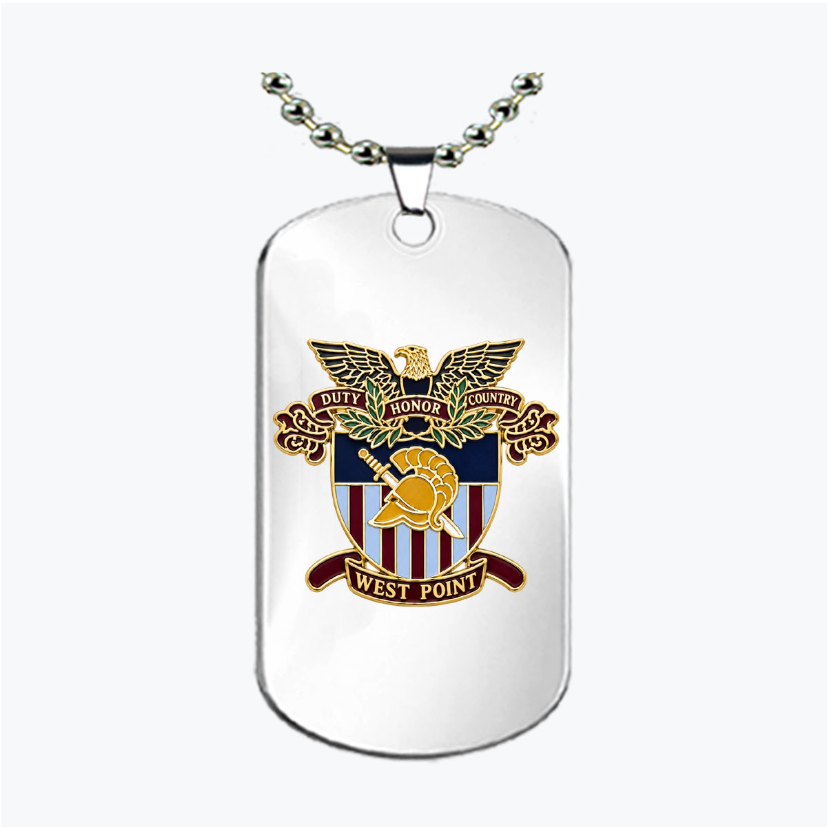 Army West Point Stainless Steel Dog Tag