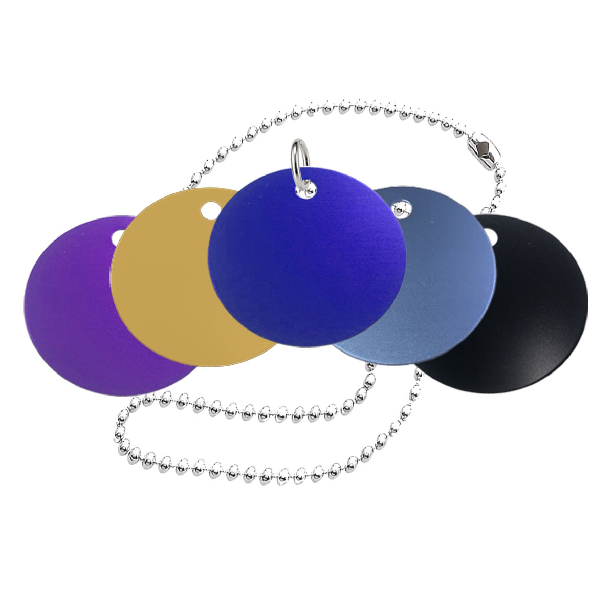 Round Aluminum Dog Tag Blanks