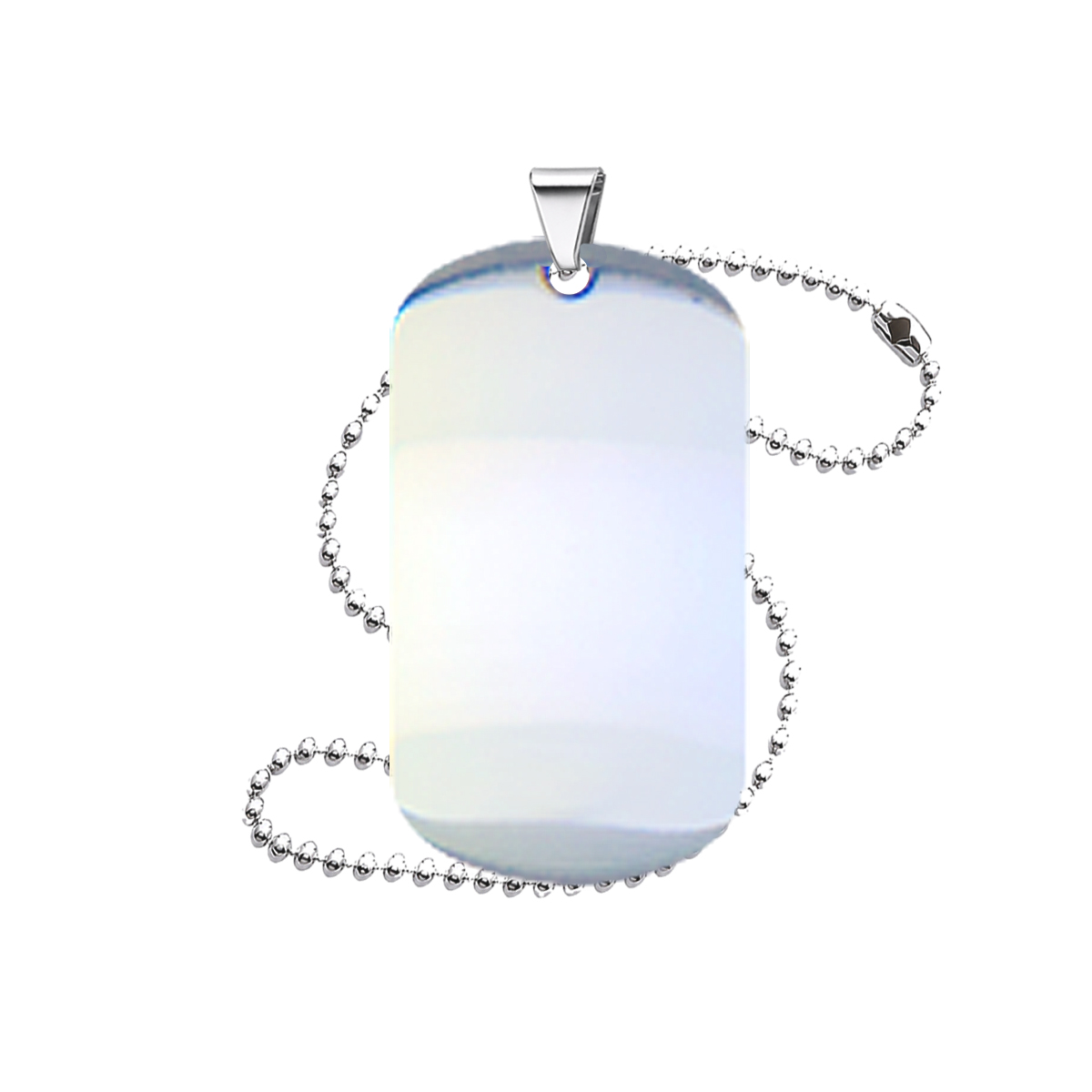 Stainless Steel Paw Cutout Dog Tag Blank