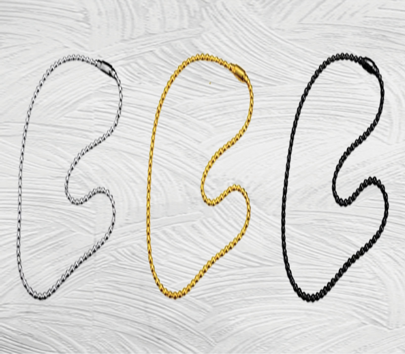 2.4mm Ball Chains with Clasp