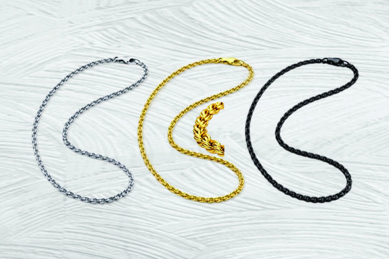 2.5mm Stainless Twisted Rope Chain