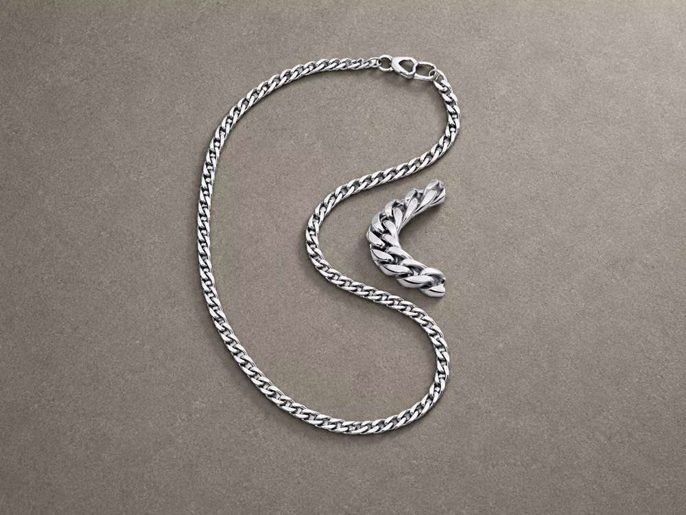 3.0mm Stainless Curb Link Chain - 27 Inch