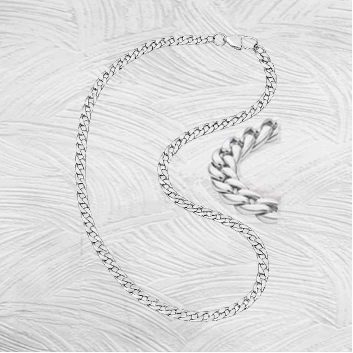 3.0mm Stainless Steel Curb Link Chain - 27 Inch
