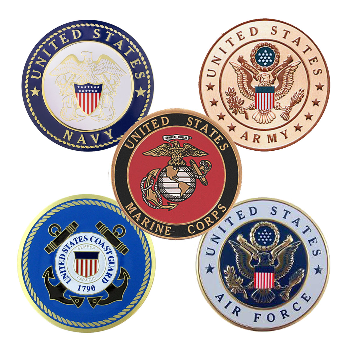 Military Car Badge Collection