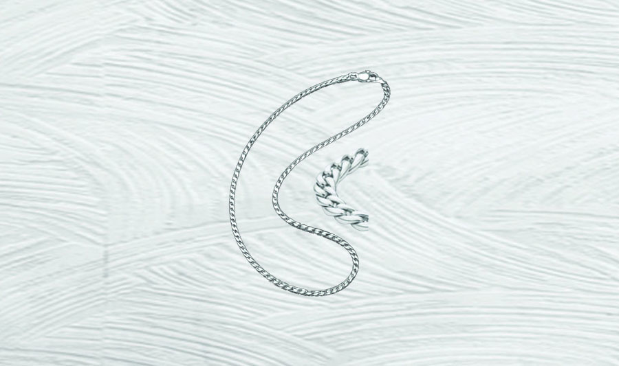 2.2mm Stainless Curb Link Chain