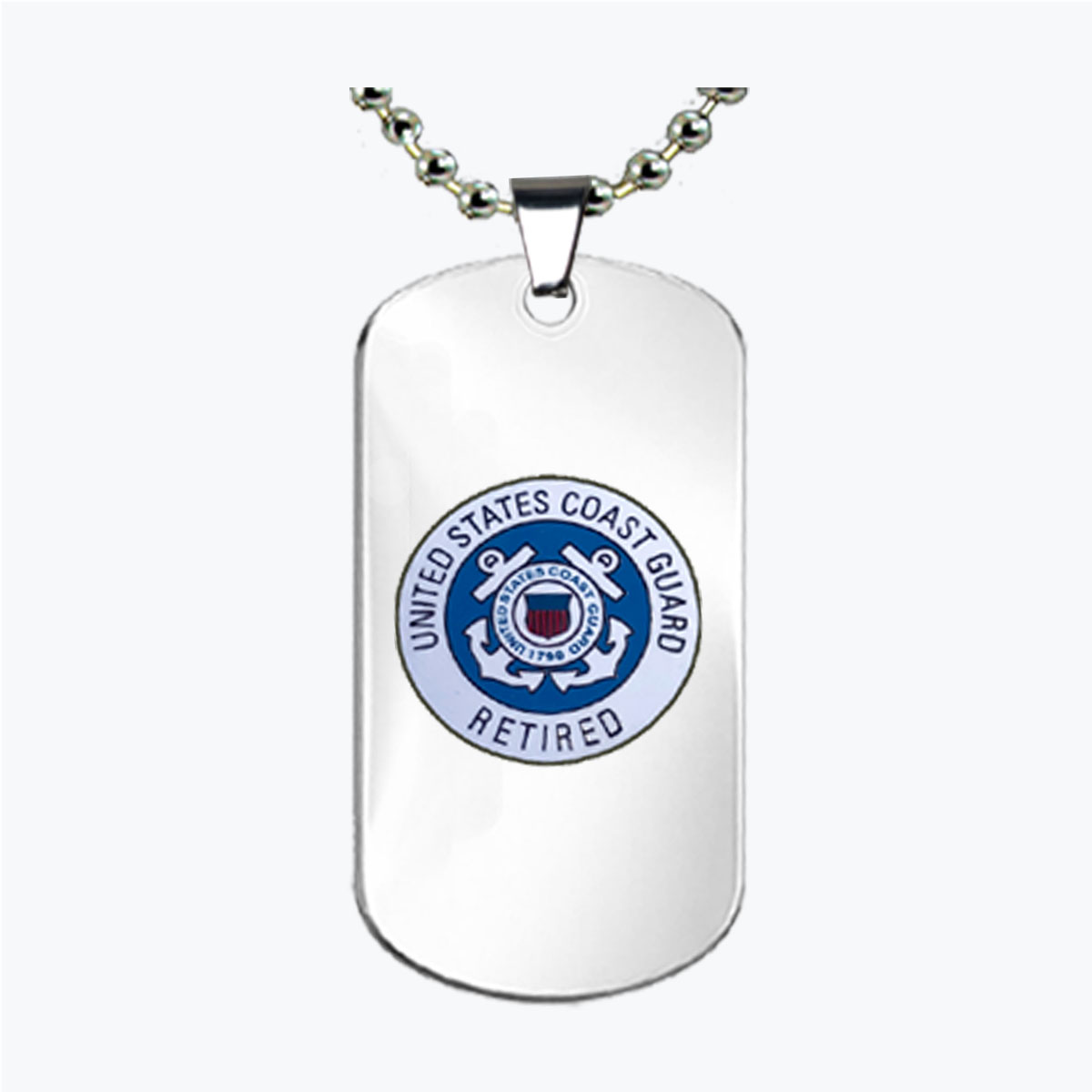 Coast Guard Retired Dog Tag