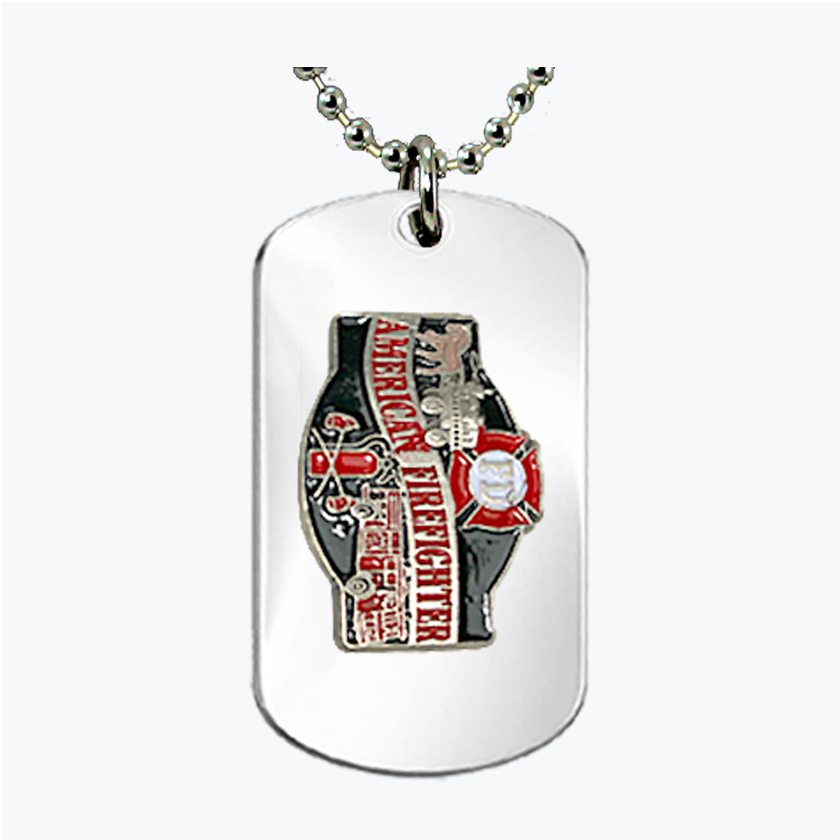 Firefighter American Firefighter Dog Tag