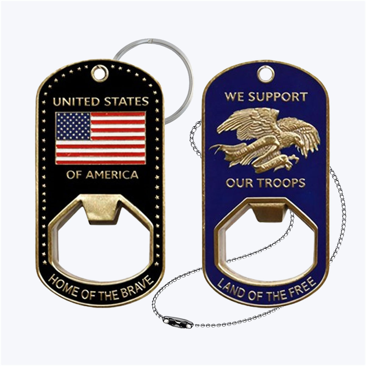 Support Our Troops Bottle Opener