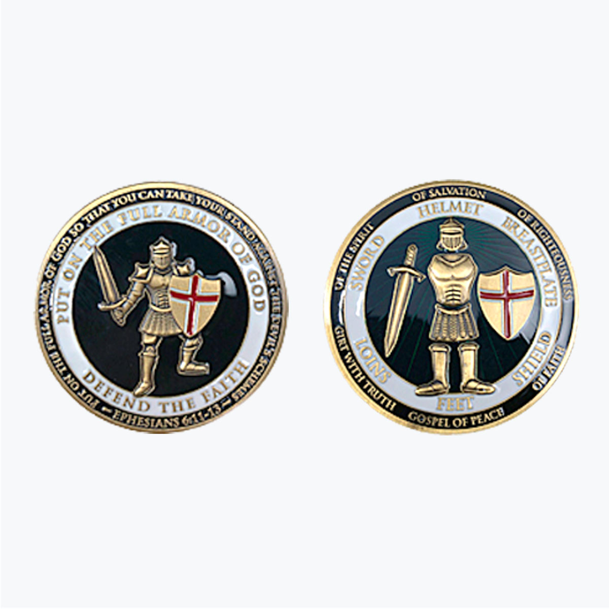Armor of God Challenge Coin