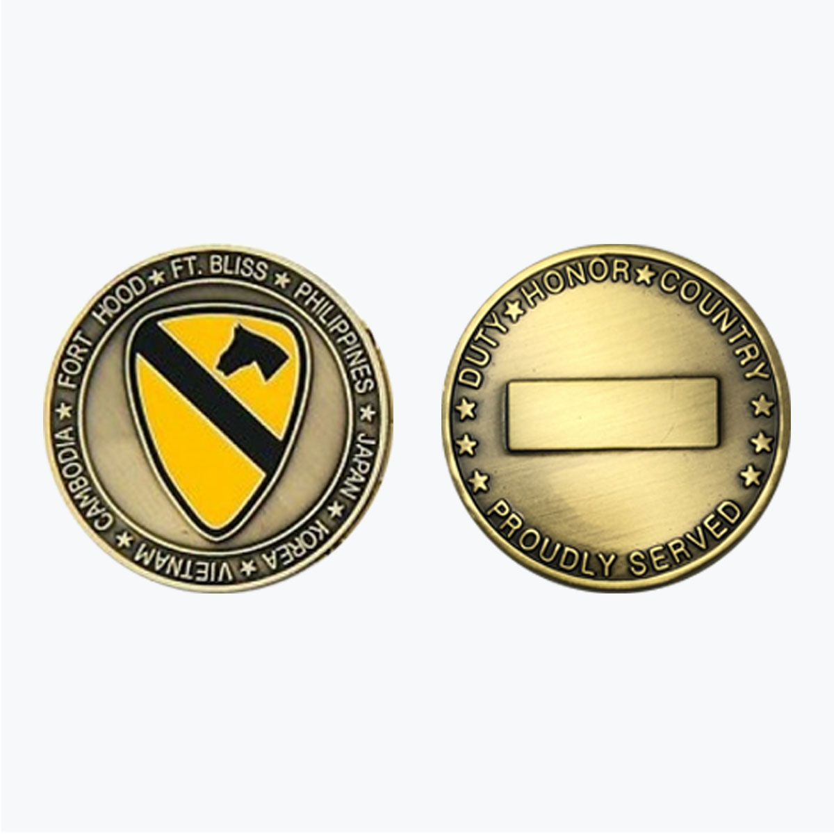 Army 1st Cavalry Division Challenge Coin