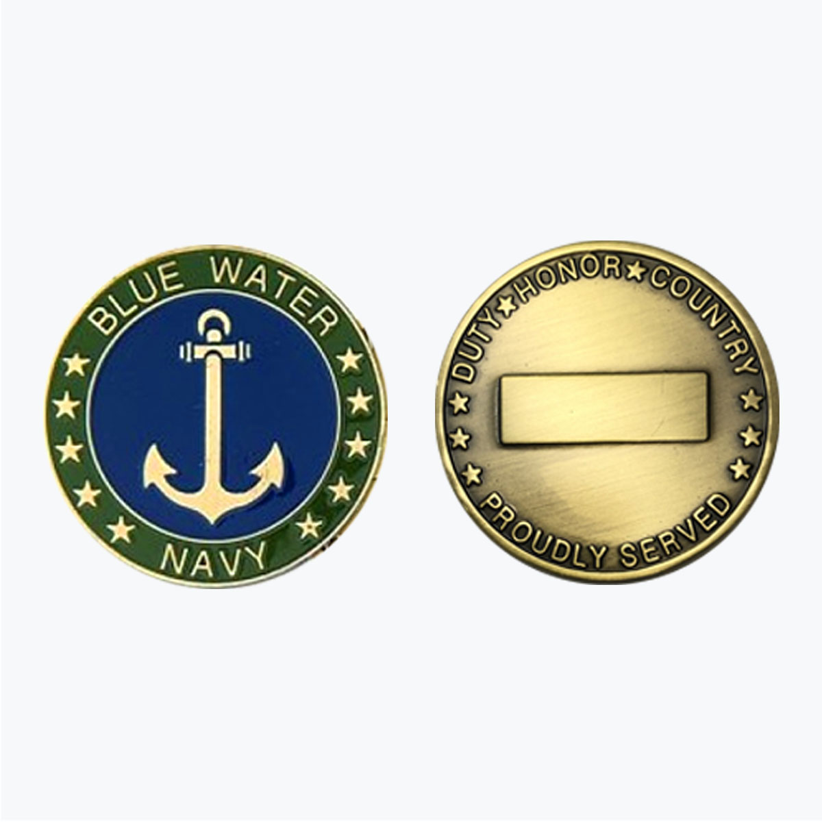 Blue Water Navy Challenge Coin