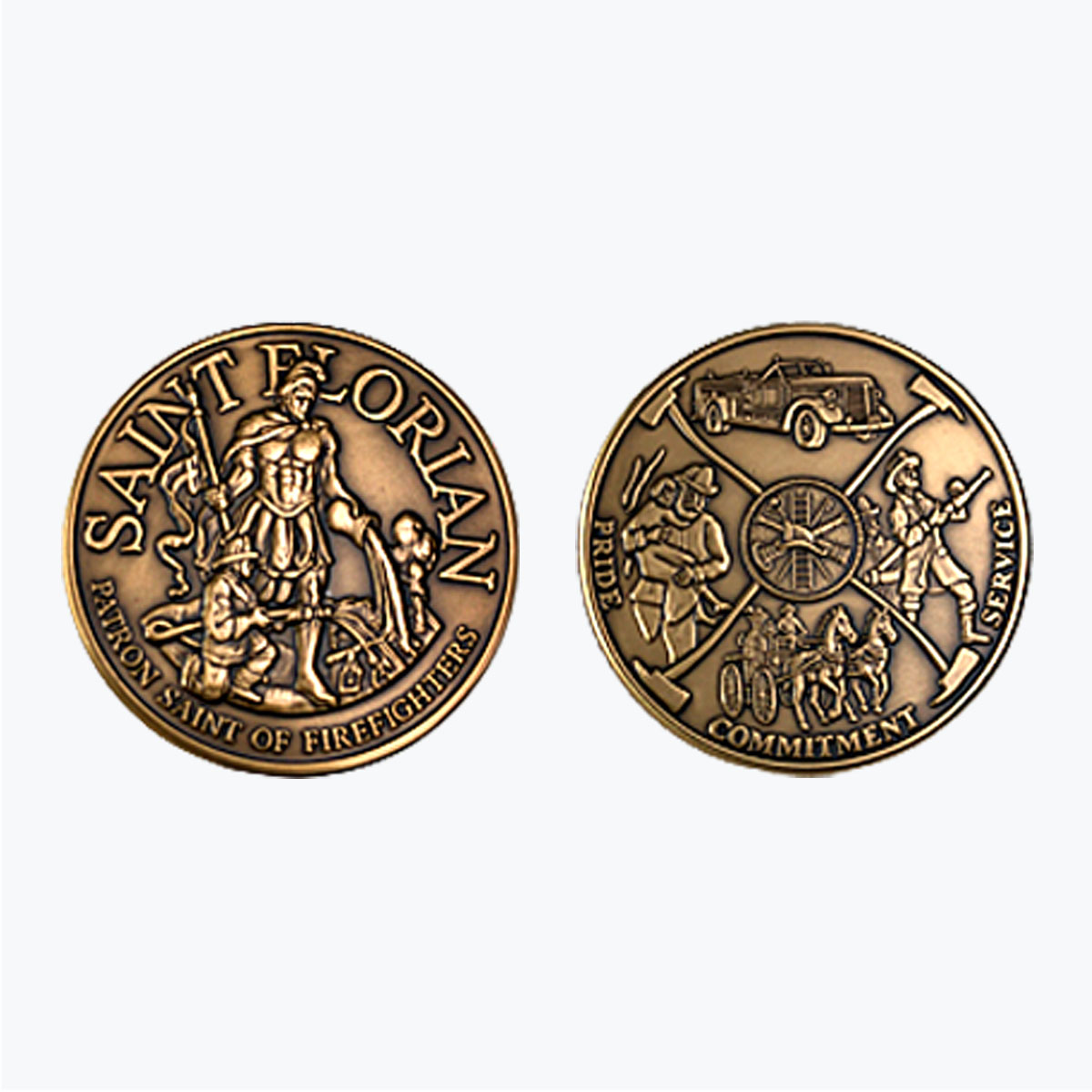 Firefighter Saint Florian Challenge Coin