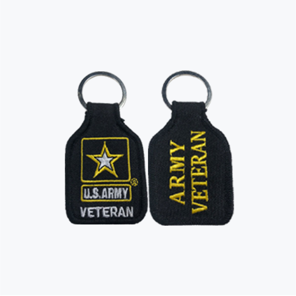 Army Veteran Embroidered Key Fob