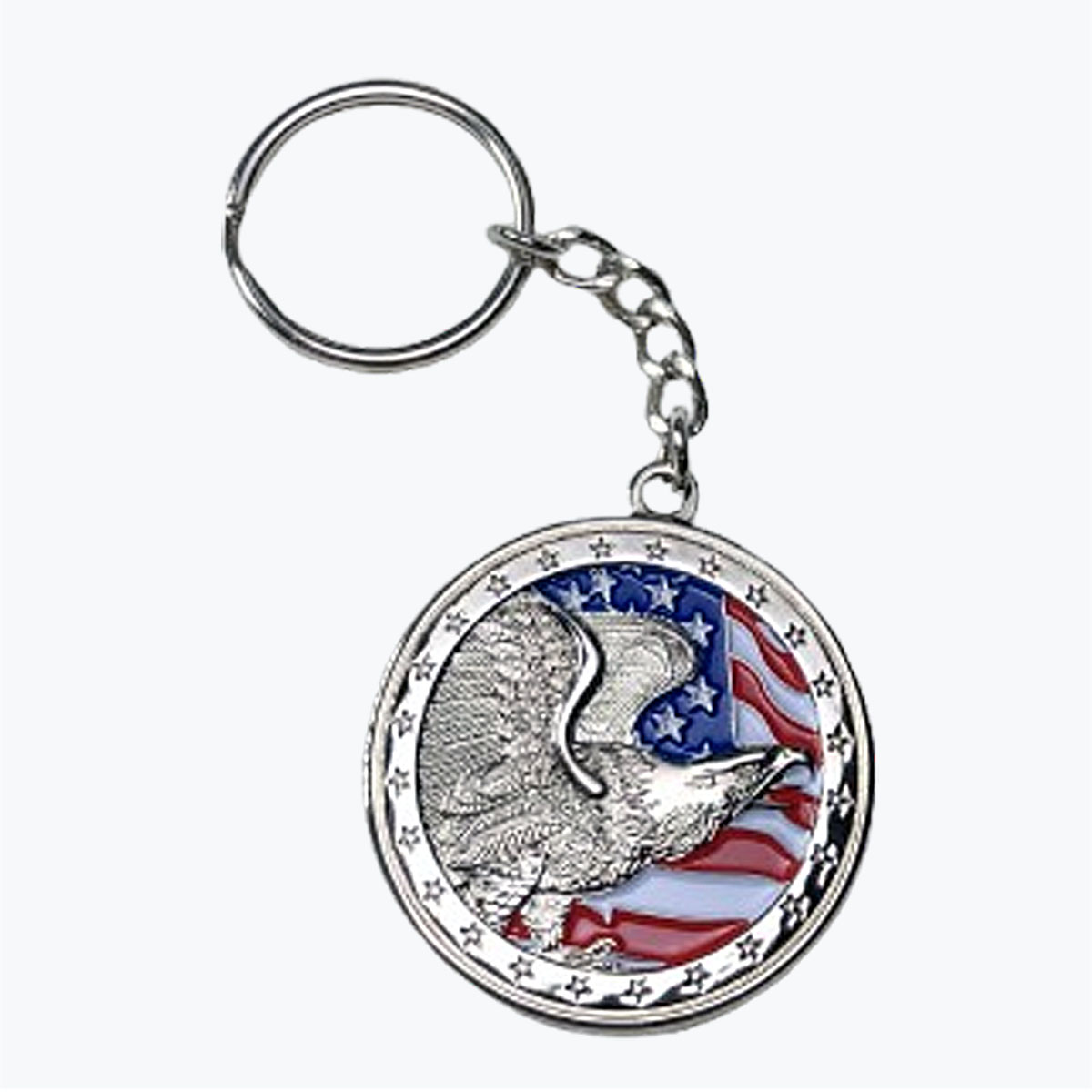 Eagle U.S. Flag Key Chain