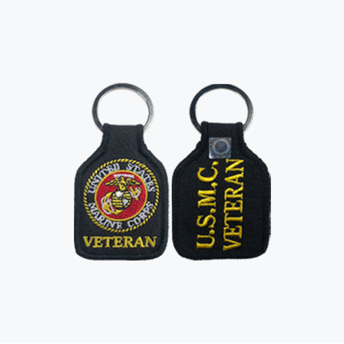 Marine Corps Veteran Embroidered Key Fob