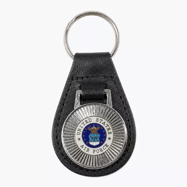 U.S. Air Force Leather Key Fob
