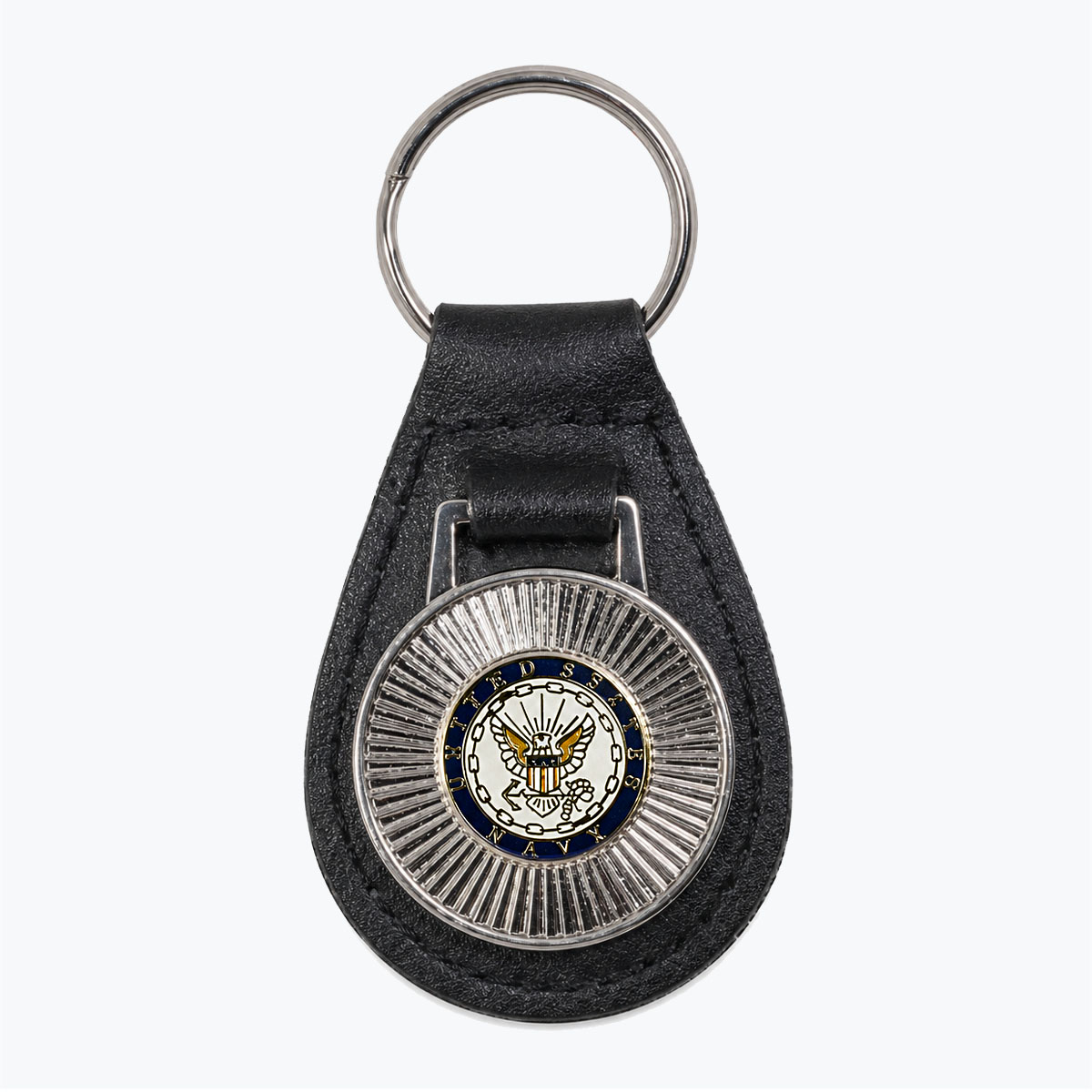 U.S. Navy Leather Key Fob