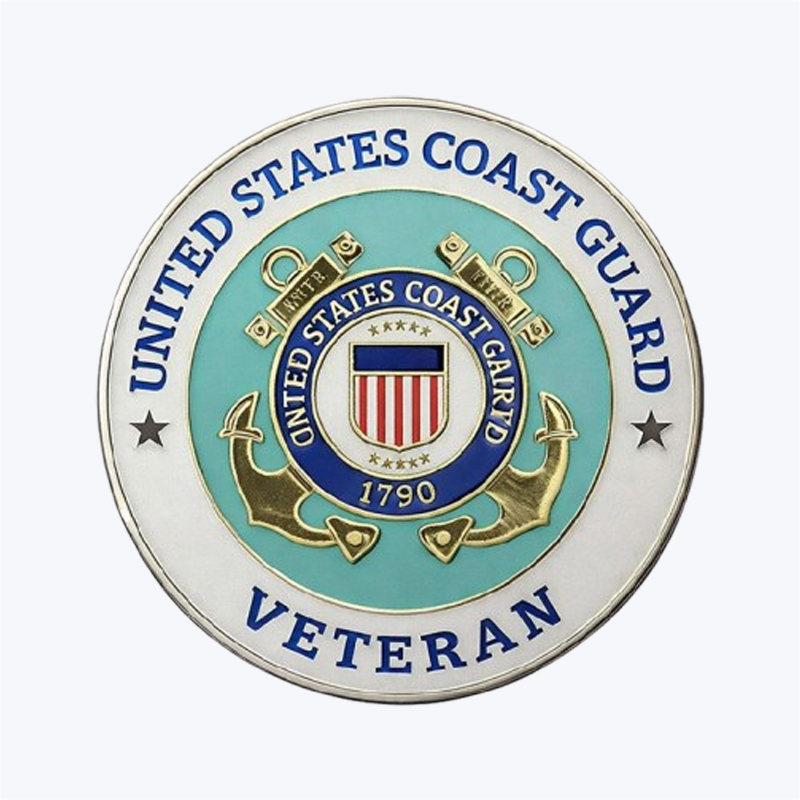 Coast Guard Veteran Lapel Pins