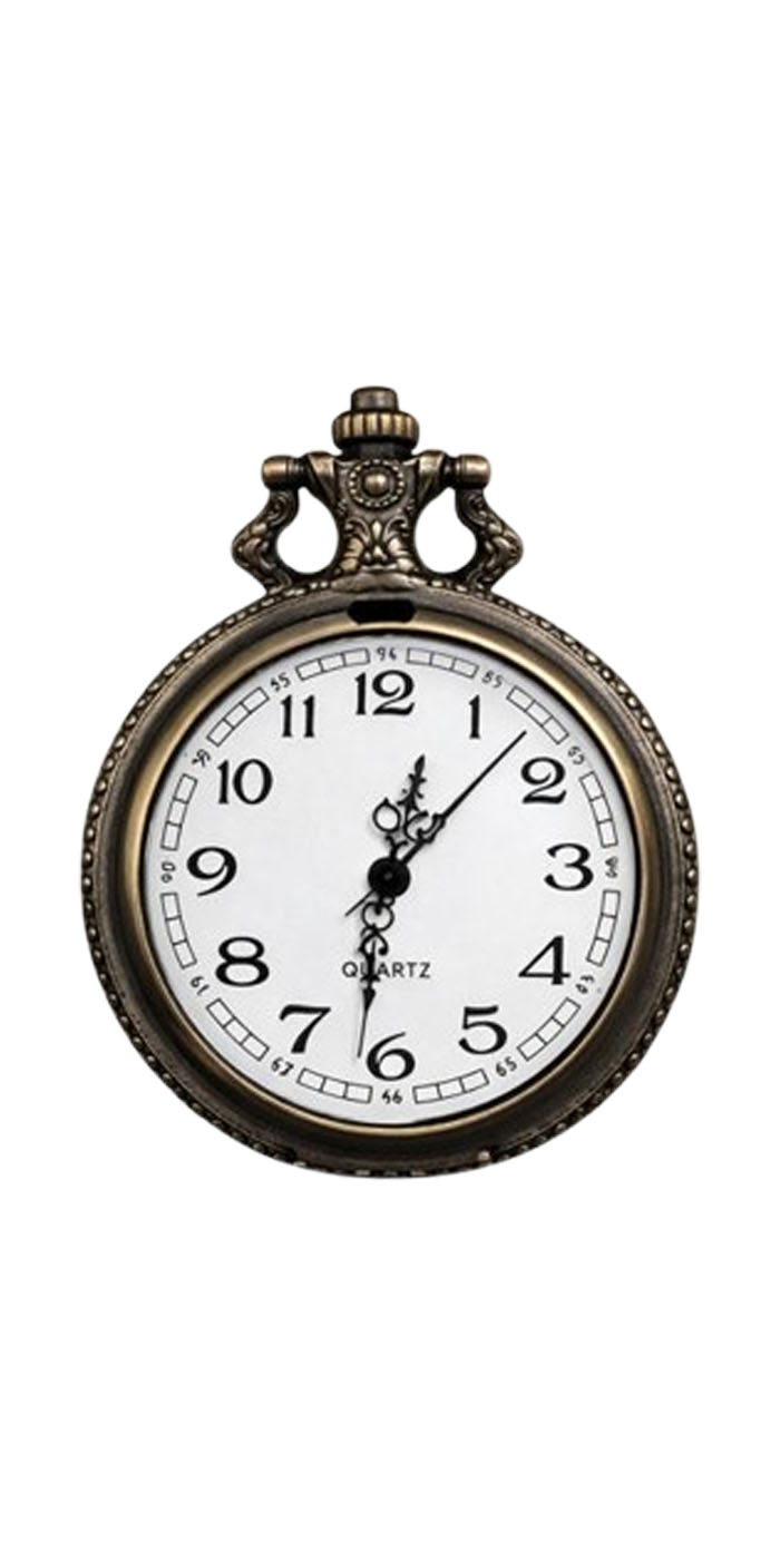 Fire Department Pocket Watch - Inside View