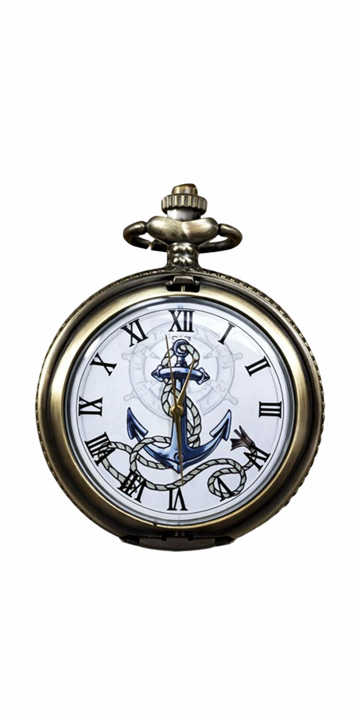 Navy Pocket Watch - Inside View