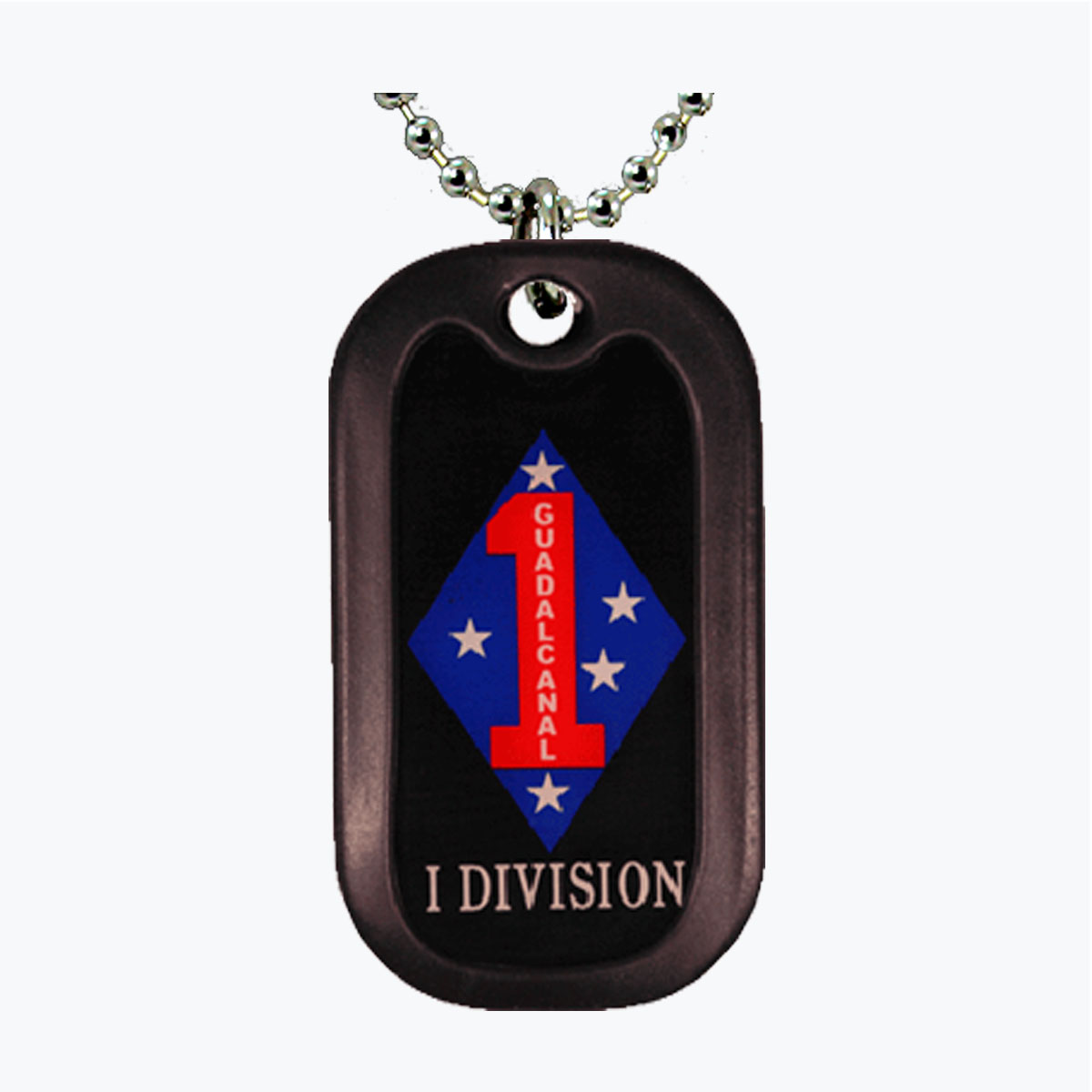 Marine First Marine Division Guadalcanal Aluminum Dog Tag