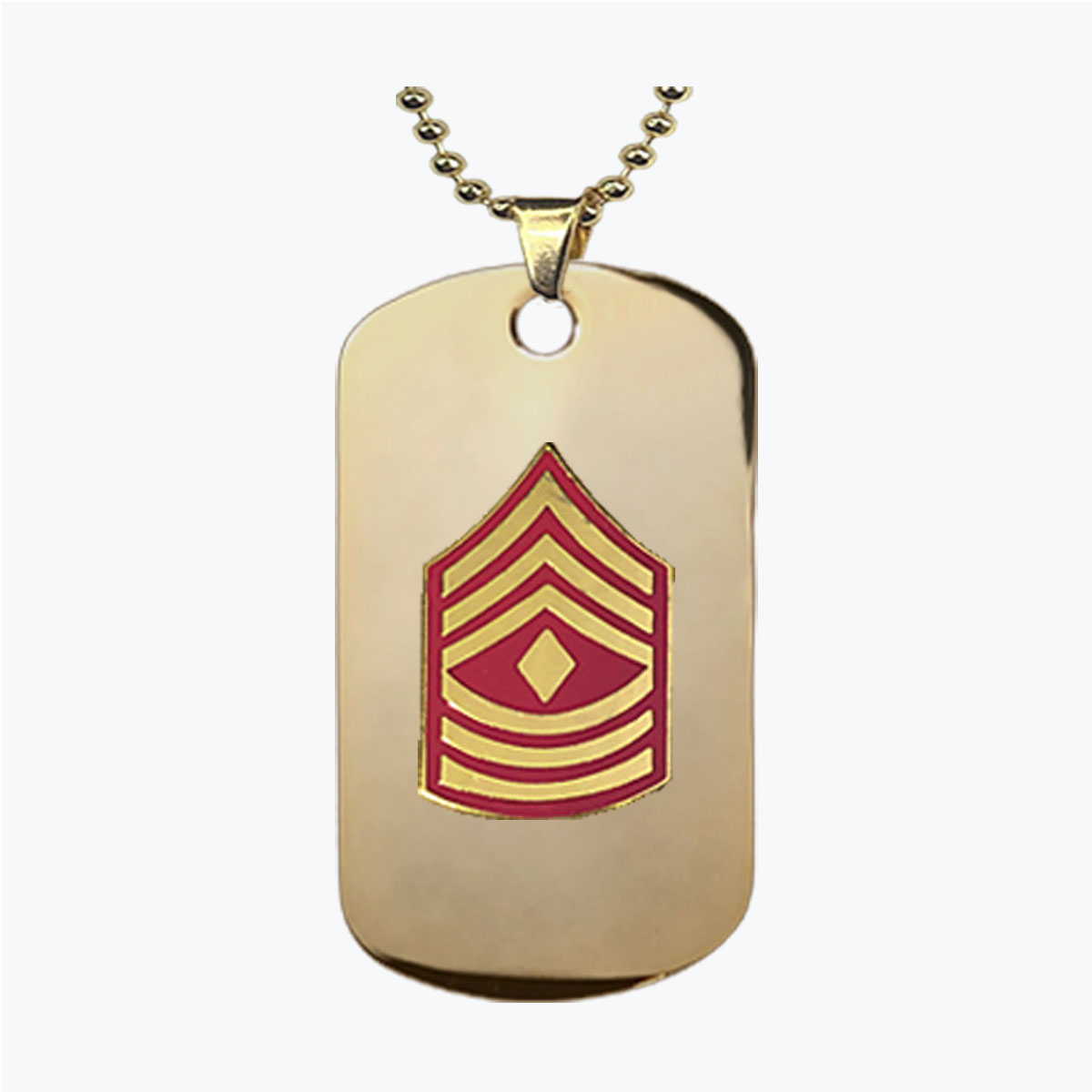 Marine First Sergeant E8 Dog Tag