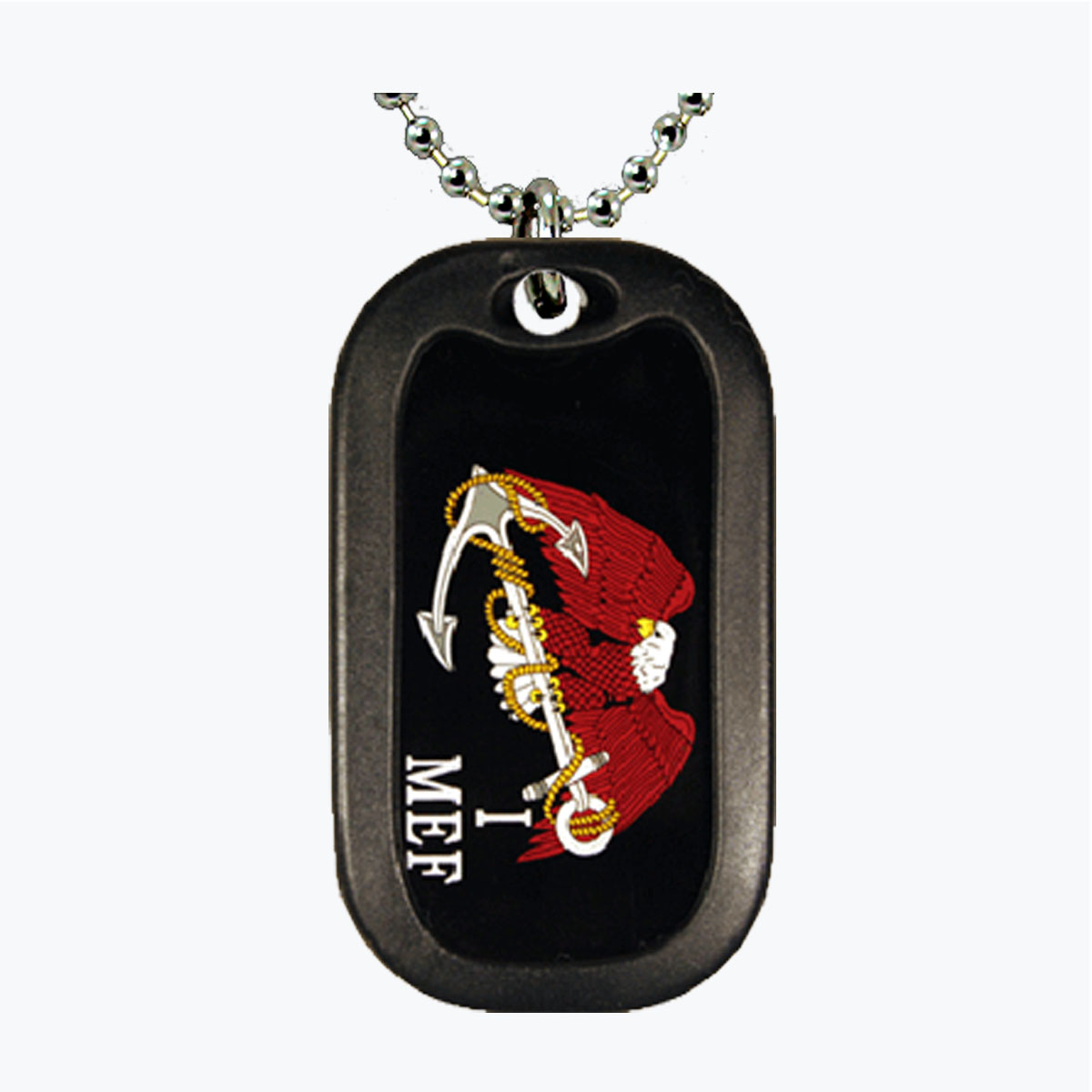 Marine I MEF Aluminum Dog Tag