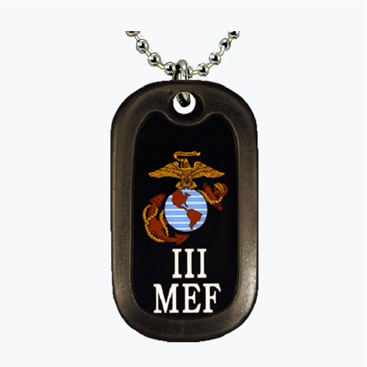 Marine III MEF Aluminum Dog Tag