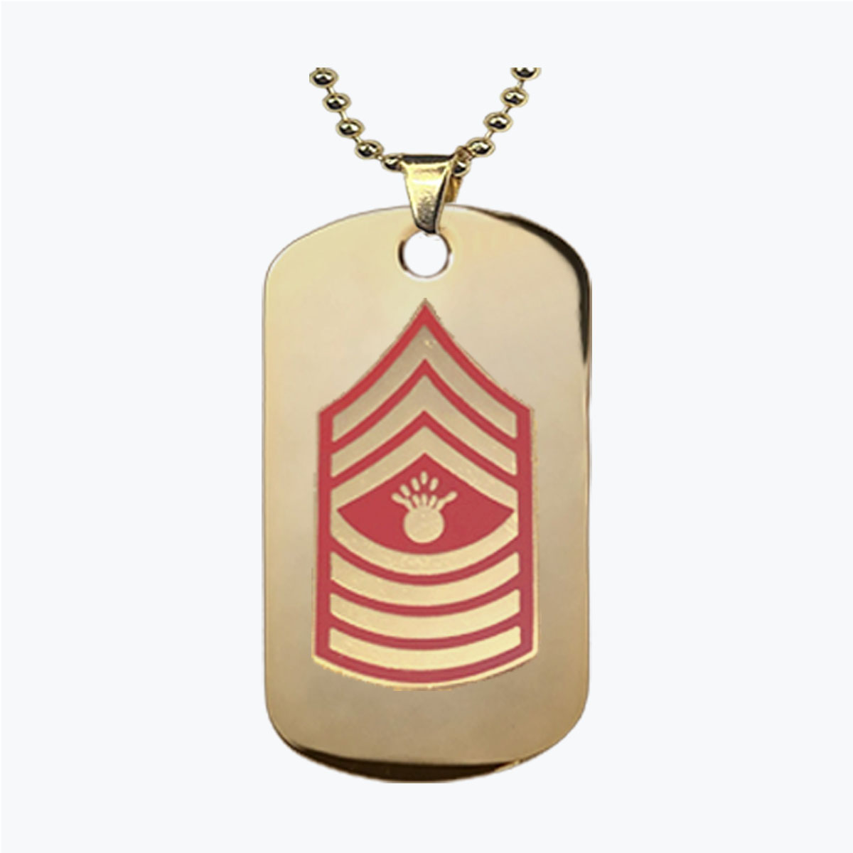 Marine Master Gunnery Sergeant E9 MGySgt Dog Tag
