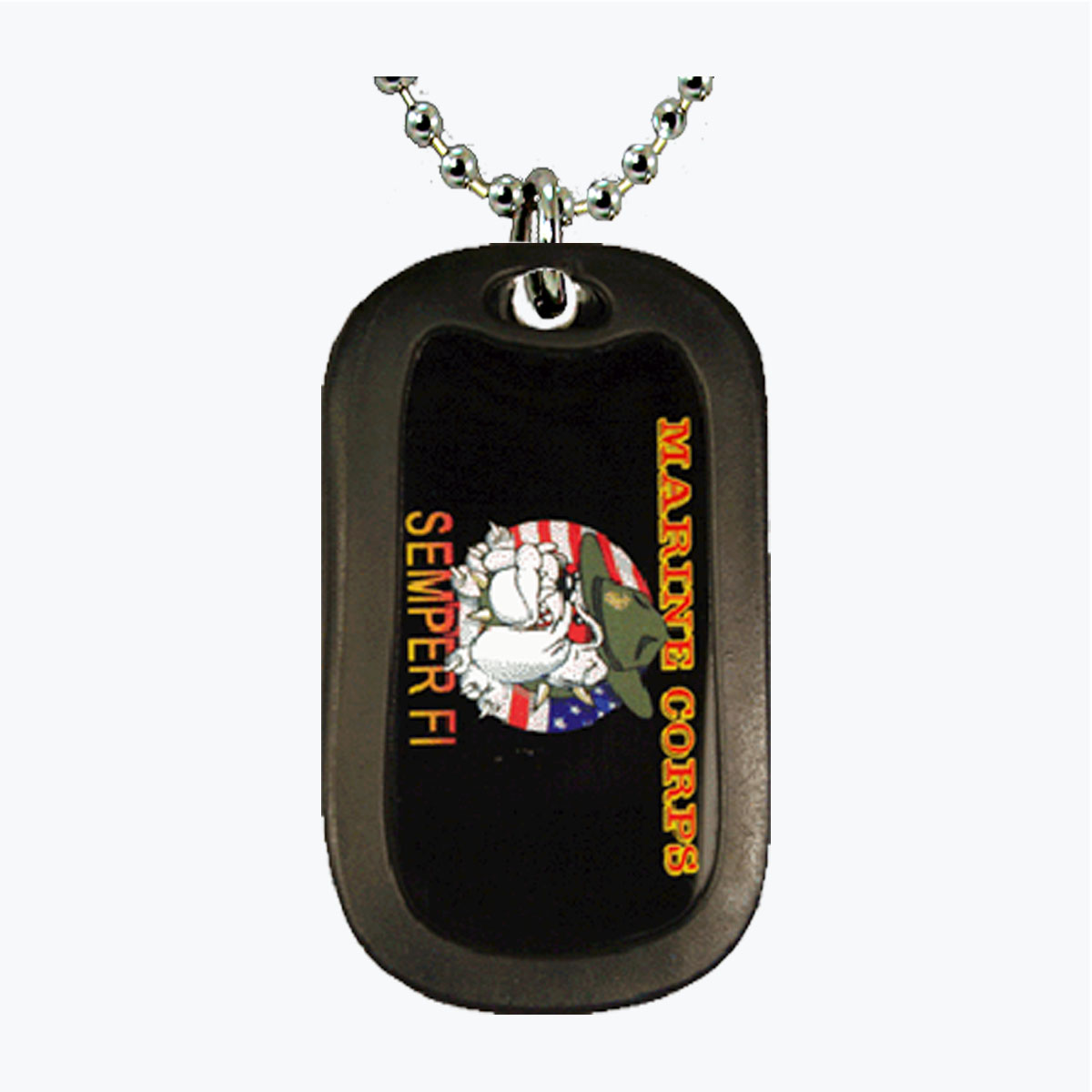 Marine Semper Fi Aluminum Dog Tag
