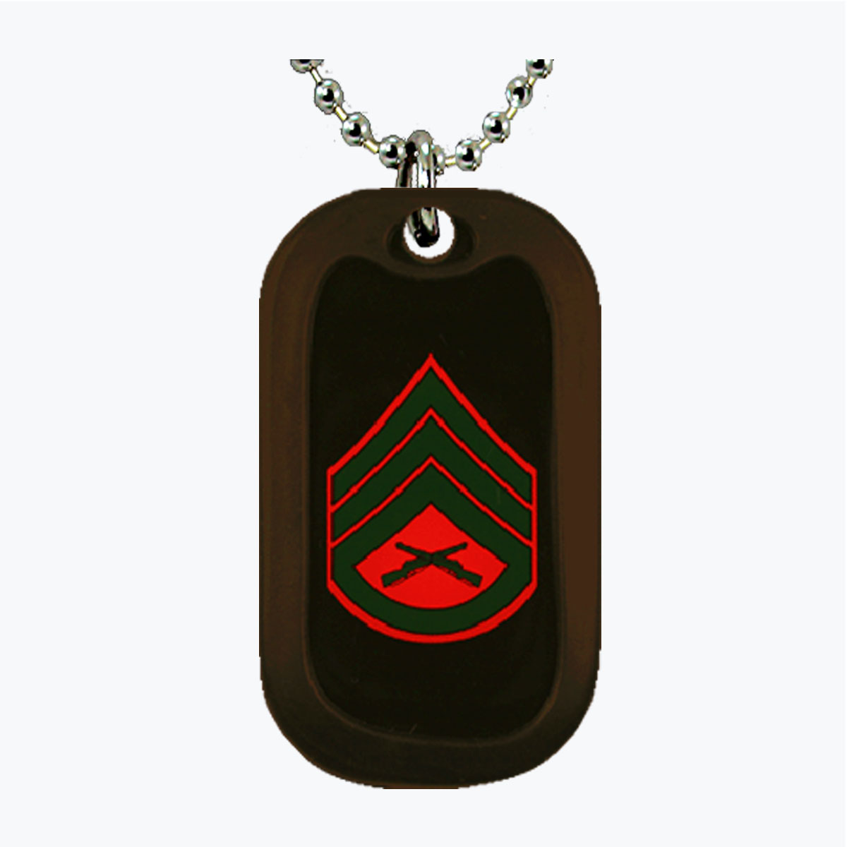 Marine Staff Sergeant Aluminum Dog Tag