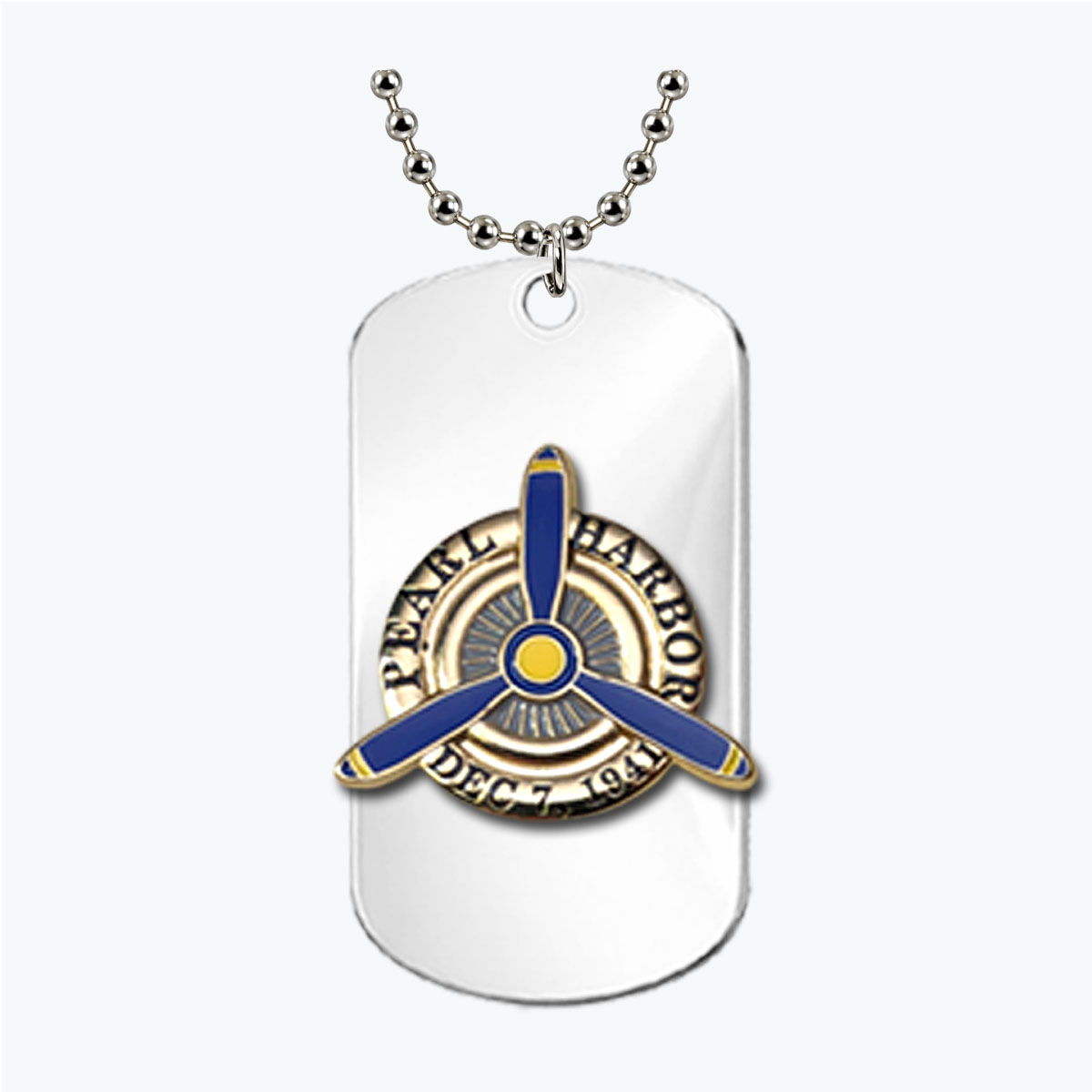 Navy Pearl Harbor Stainless Steel Dog Tag
