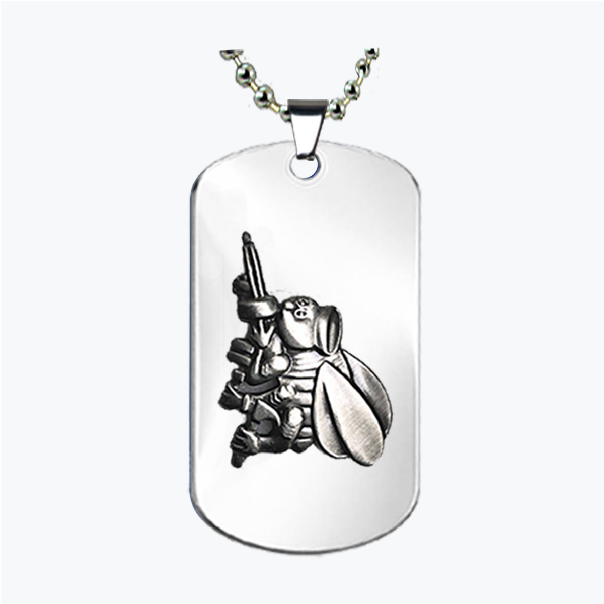 Navy Seabee Insignia Dog Tag