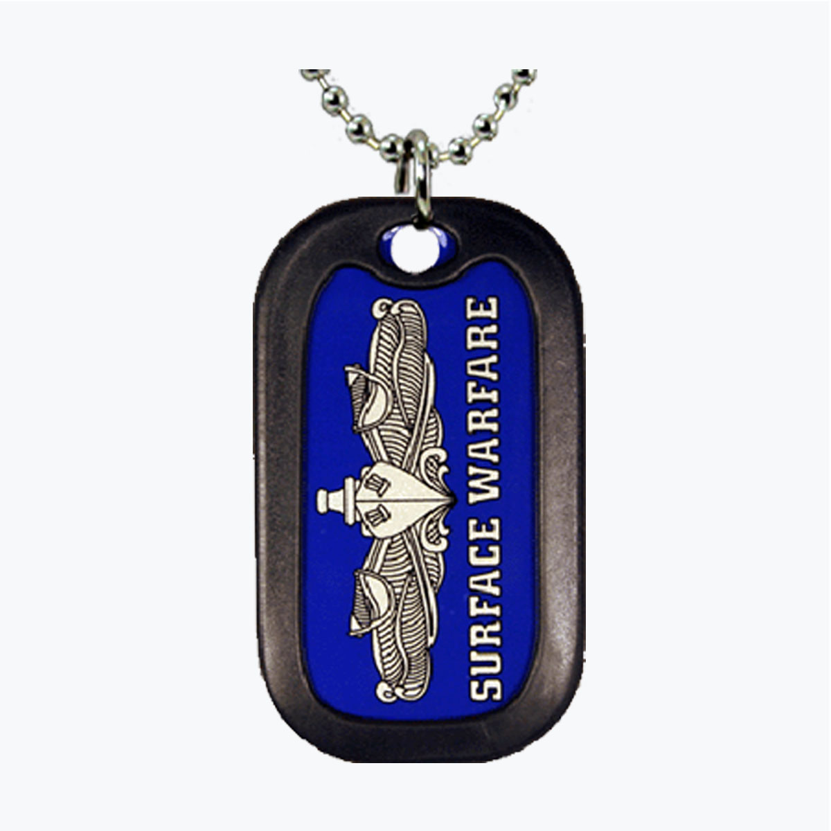 Navy Surface Warfare Enlisted Aluminum Dog Tag