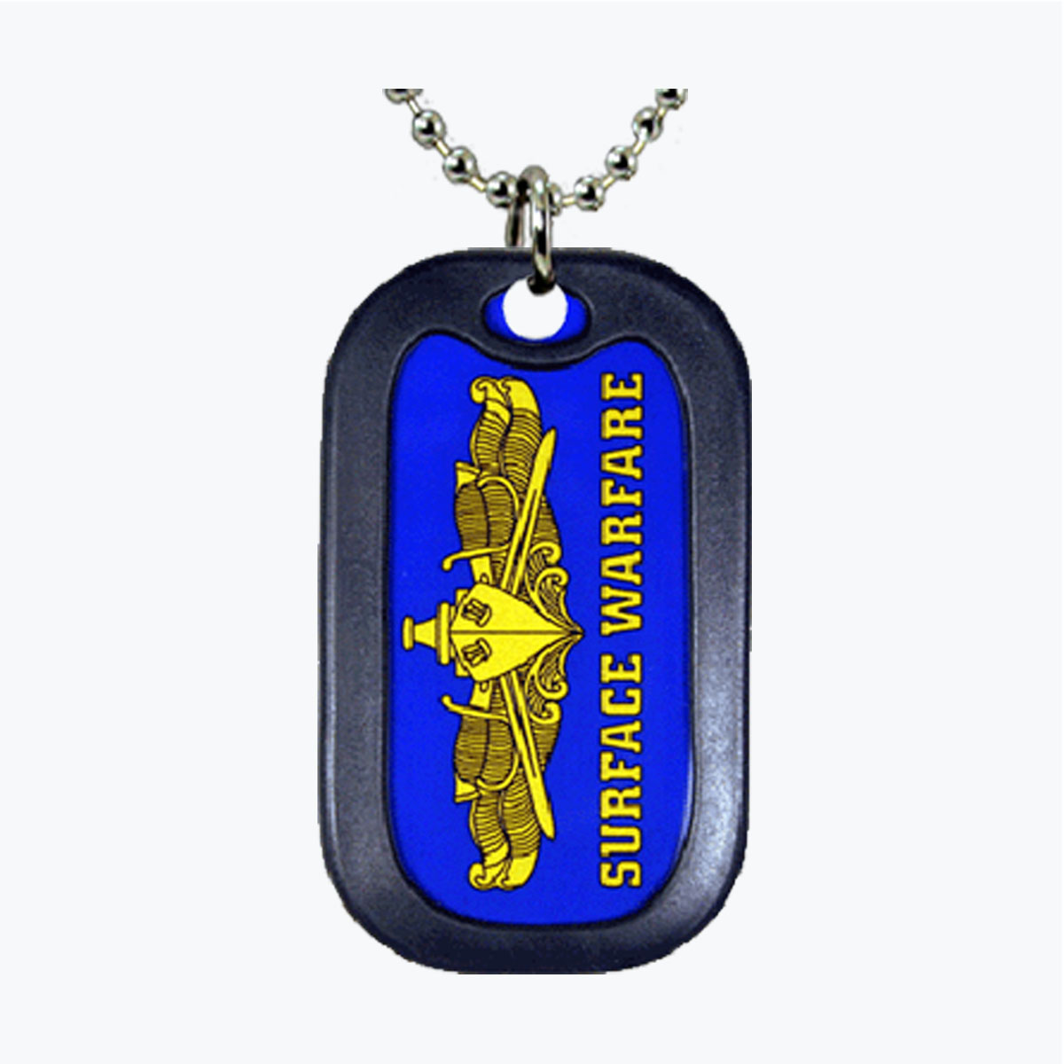Navy Surface Warfare Officer Aluminum Dog Tag