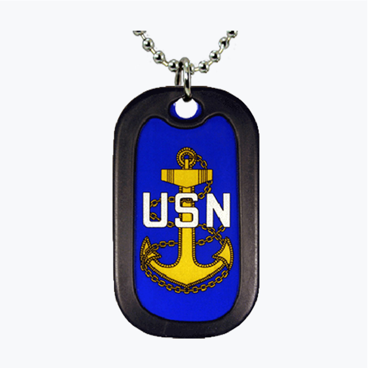 Navy USN Aluminum Dog Tag
