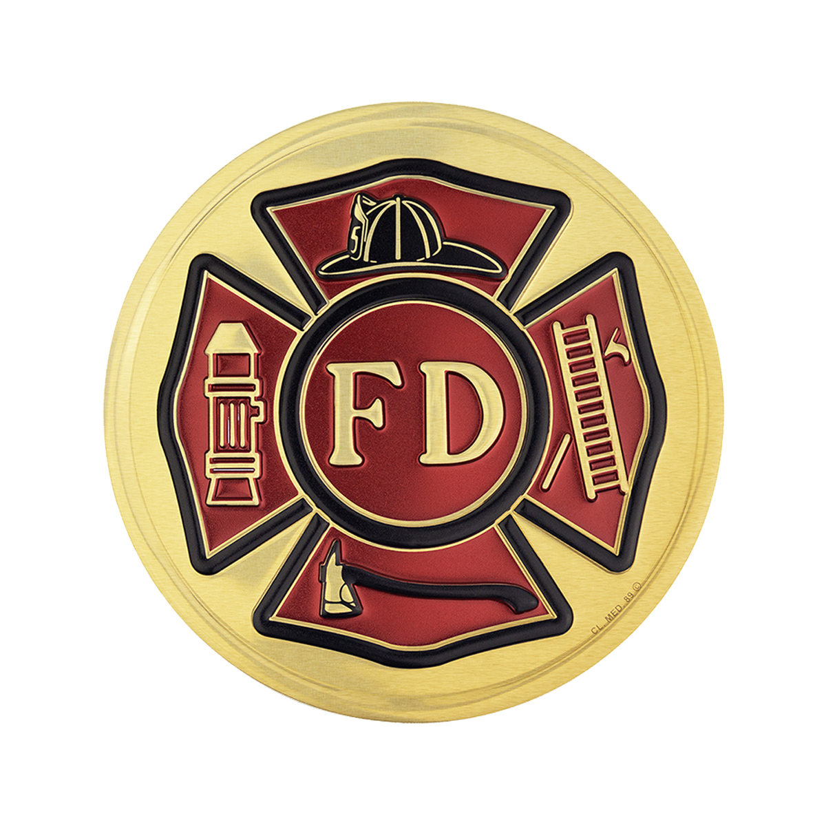 Fire Dept Car Badge
