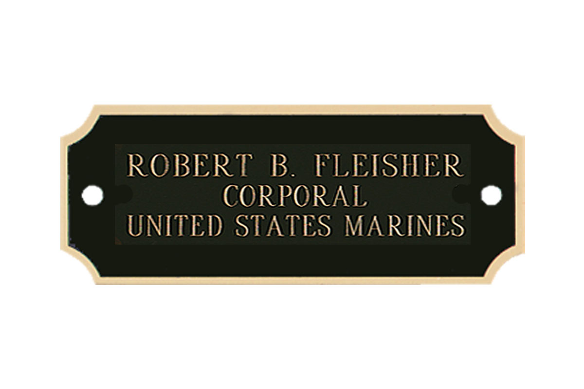 Flag Case Plaque