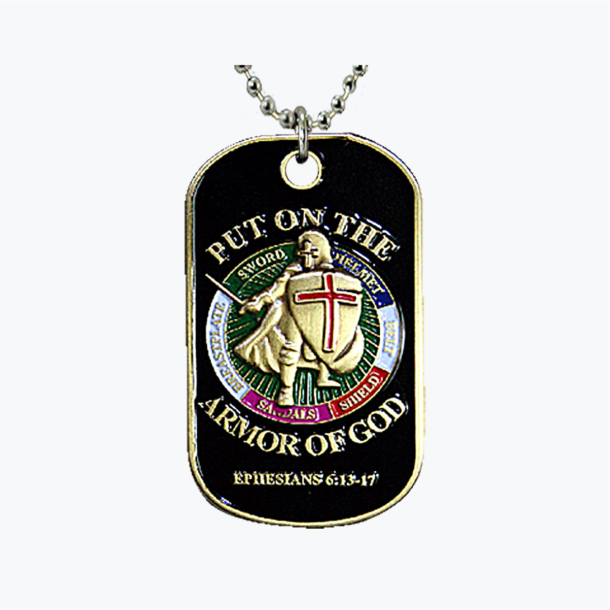 Armor of God Dog Tag